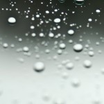tiny water droplets that look like bubbles