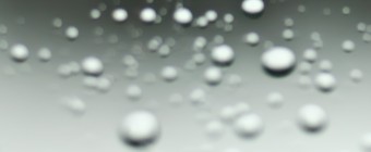 tiny water droplets that look like bubbles